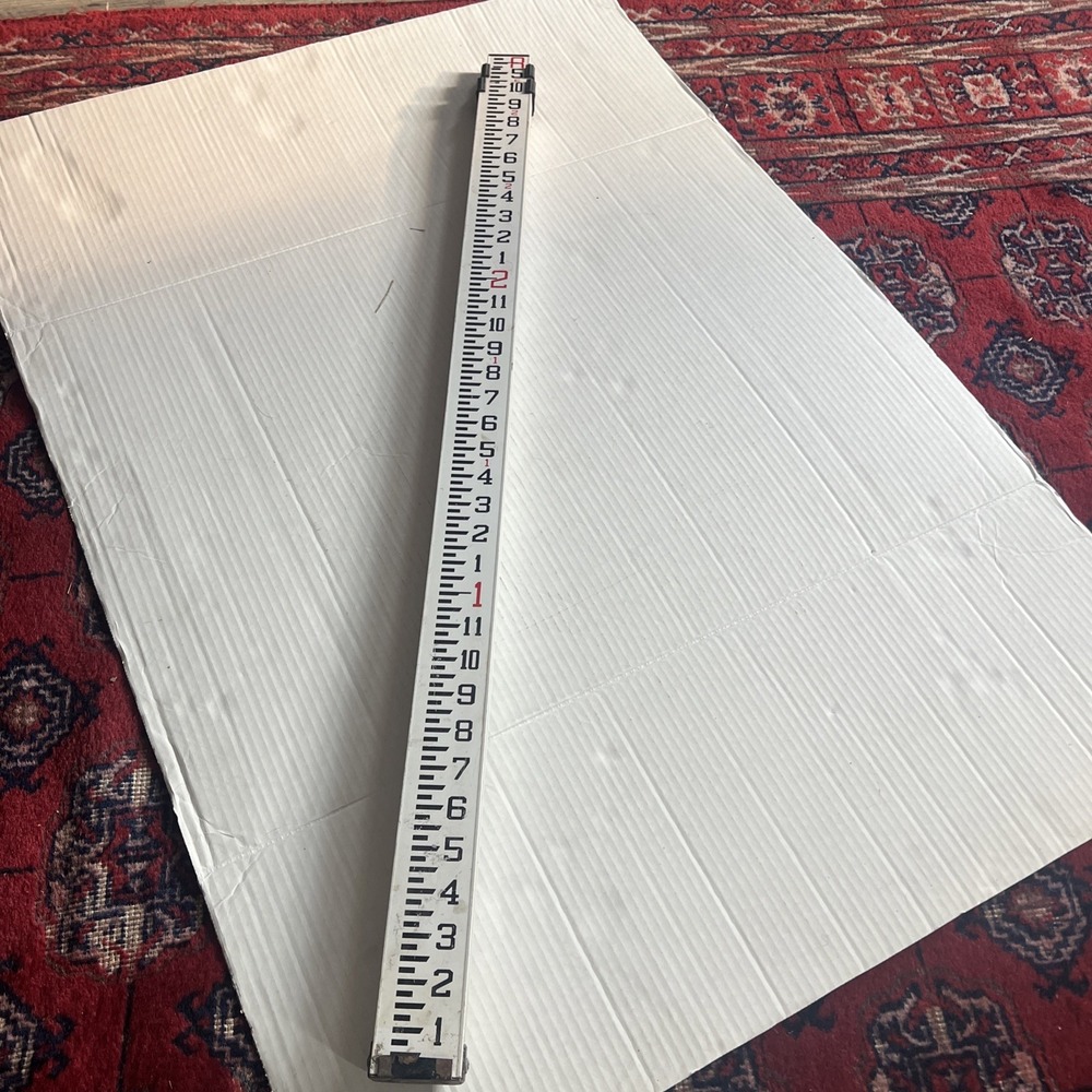 CST/Berger 06-808-C, 8 ft Surveying Measuring Rod Made in India